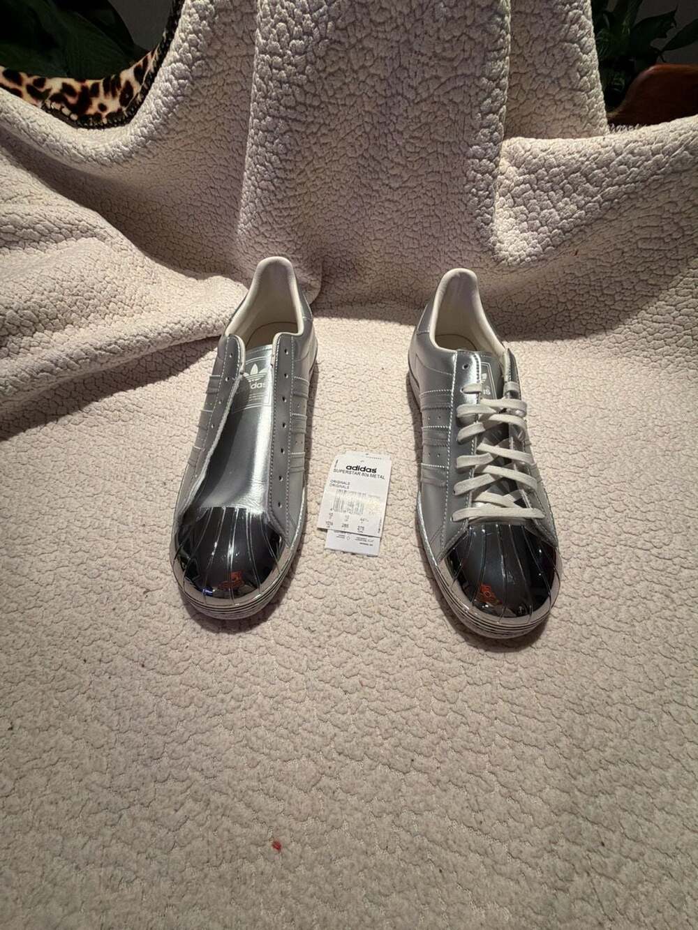 Adidas Superstar 80s Metal Toe Metallic Silver Sneakers
